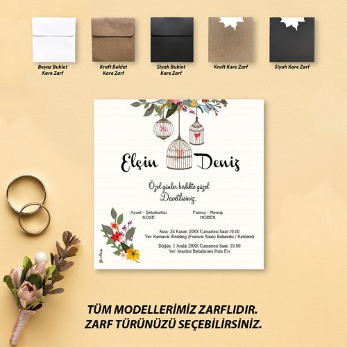 Beren Kare Davetiye 0709 - Yaren Davetiye